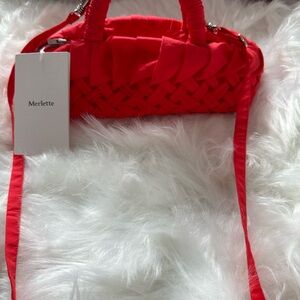 Merlette Red Mini Bag